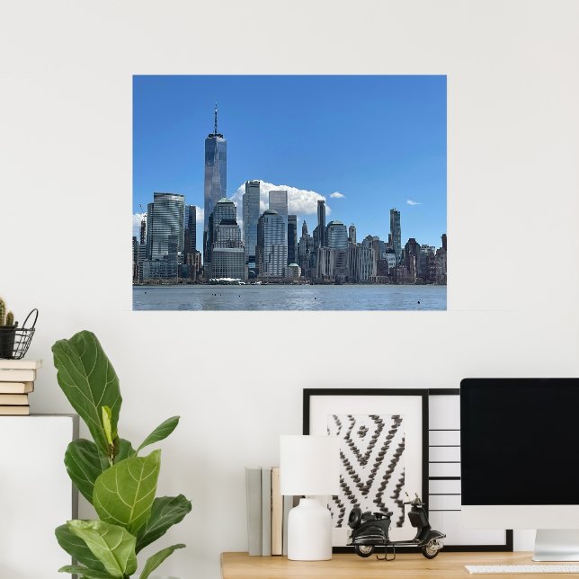 Poster Manhattan Skyline (Escritório em casa)