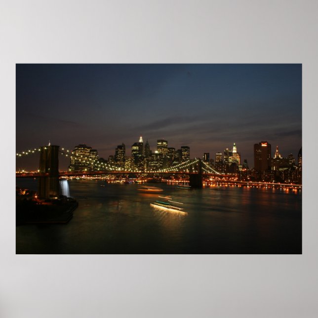 Póster Manhattan Skyline (Frente)