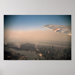 Poster Manhattan Skyline Aerial View 1952
