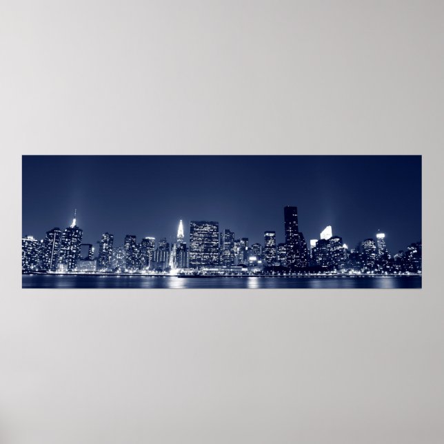 Póster Manhattan Skyline e Towers Of Lights (Frente)