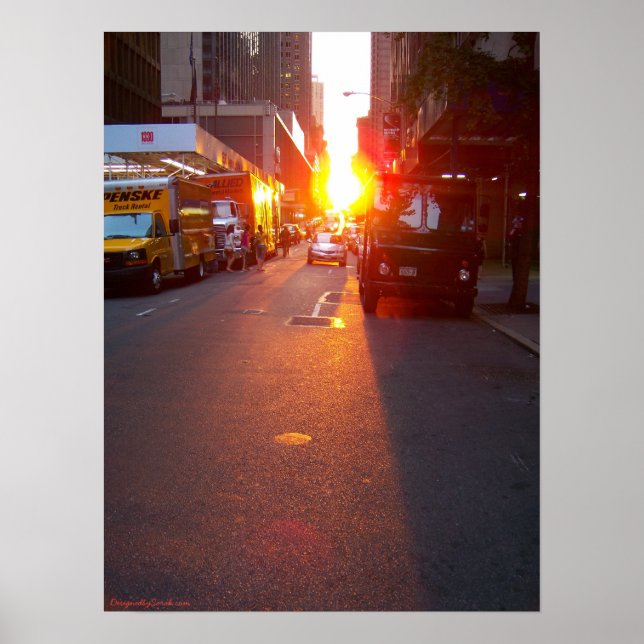 Póster Manhattanhenge (Frente)