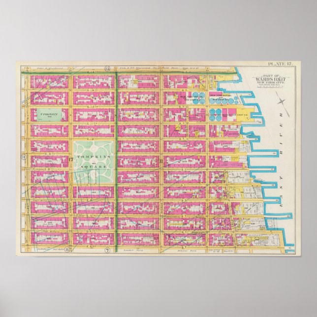 Póster Manhatten, Nova Iorque 2 (Frente)