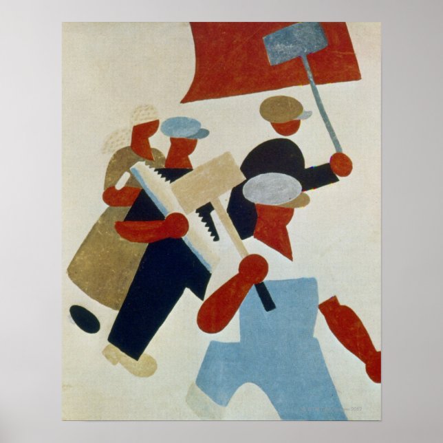 Poster Manifestantes Marchantes (Frente)