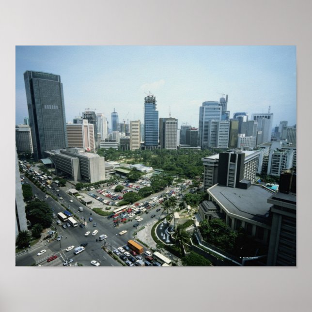 Póster Manila Skyline (Frente)