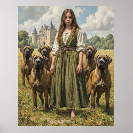 Poster Manipulador de Cães