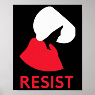 Poster Manipuladora resiste protesto feminista