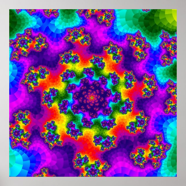 Póster Manipuladores FLORAIS Arco-Íris (Frente)