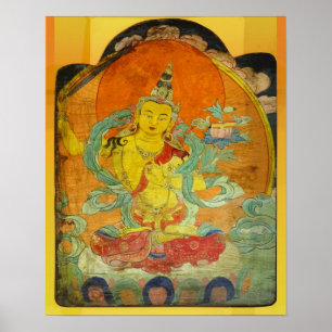 Poster Manjushri, Bodhisattva da Sabedoria