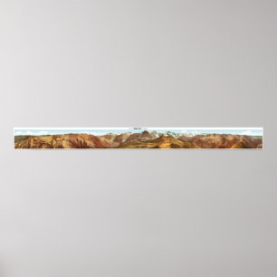 Póster MANNLICHEN Swiss Alps 360° Panorama