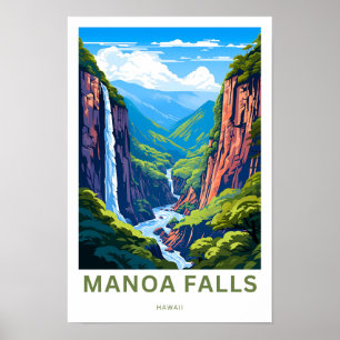 Poster Manoa Falls Hawaii Viagem