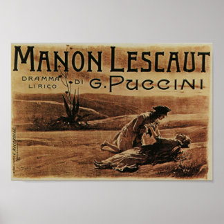 Póster Manon Lescaut