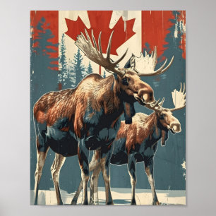 Poster Manose vintage do Canadá