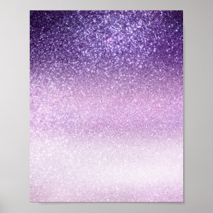 Poster Mânre de Lilac Violet Pastel Roxo Tripla