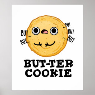 Poster Manteiga Cookie Comida Engraçado
