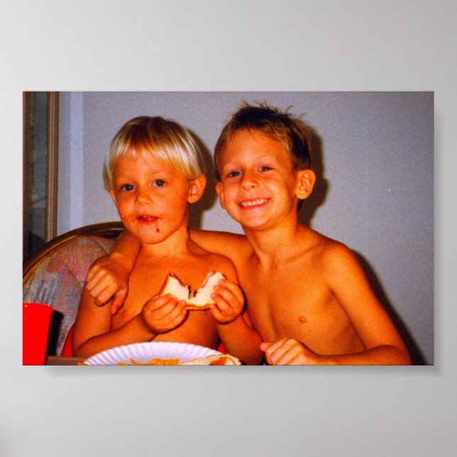 Poster Manteiga de amendoim e gelatina (Frente)