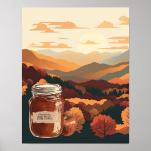 Poster Manteiga de Maçã Montebello VA Montanhas Blue Ridg