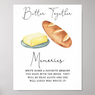 Poster Manteiga Juntas - Memórias com a noiva