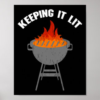 Poster Mantendo-O Engraçado De Churrasco Engraçado