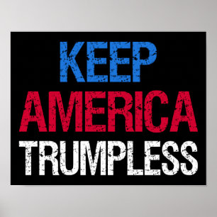 Poster Mantenha a América Trumpless I