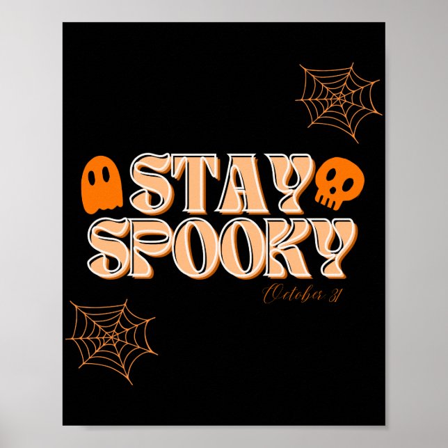 Poster Mantenha a Arte da Parede Spooky (Frente)