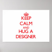 Mantenha a calma e abraçar um designer
