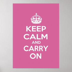 Poster Mantenha a calma e continue