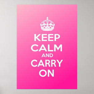 Poster Mantenha a calma e continue