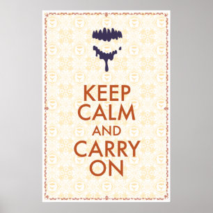 Poster Mantenha a calma e continue por Jason Lind
