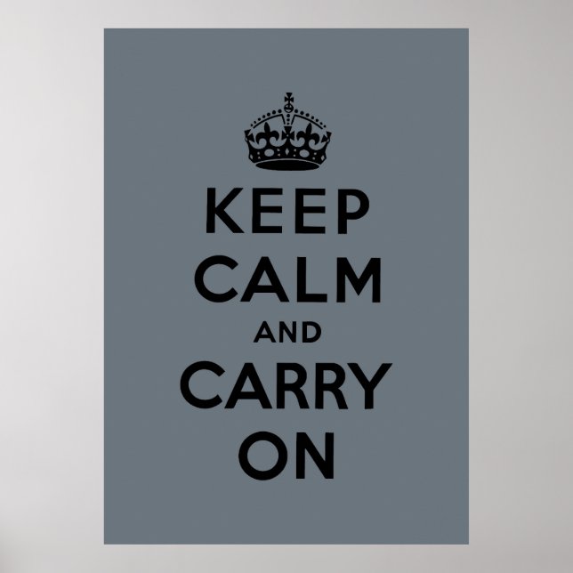 Poster mantenha a calma e o carregar no Original (Frente)