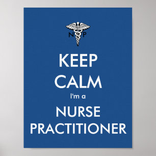 Póster Mantenha a calma que eu sou um médico da