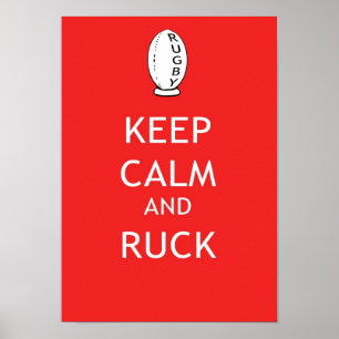 Poster Mantenha a calma & Ruck