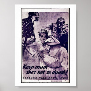 Poster Mantenha a mãe que não é tão muda