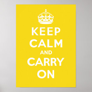 Poster Mantenha calmo e carregar On_SUNSHINE