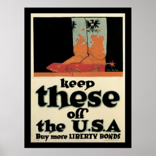 Poster Mantenha estes fora dos EUA