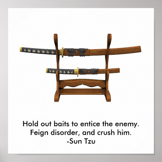 Póster Mantenha iscos para atrair o inimigo (Frente)