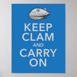 Poster Mantenha moluscos e continue