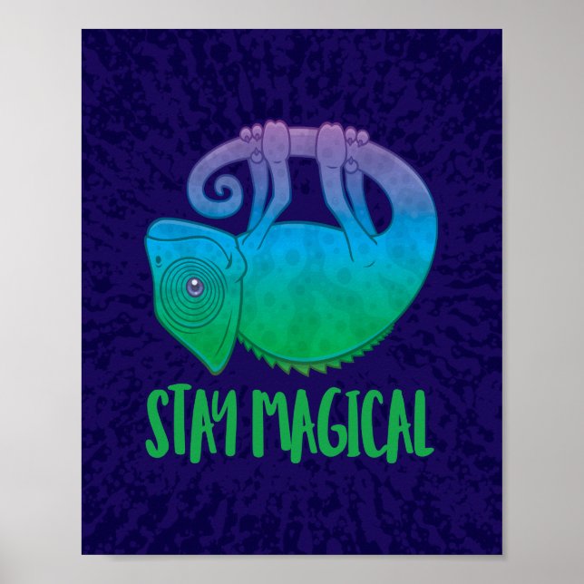 Poster Mantenha o Camaleão de Levitação Mágica (Frente)