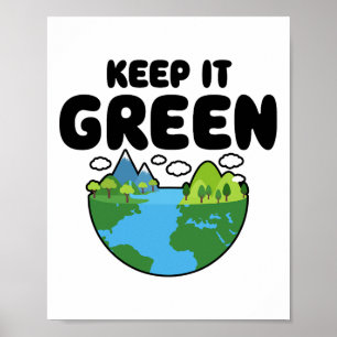Poster Mantenha-o informado sobre o ambiente no planeta T