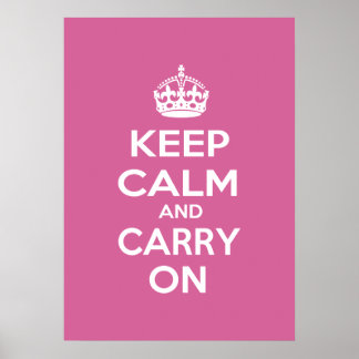 Poster Mantenha-se calma e continue ligado