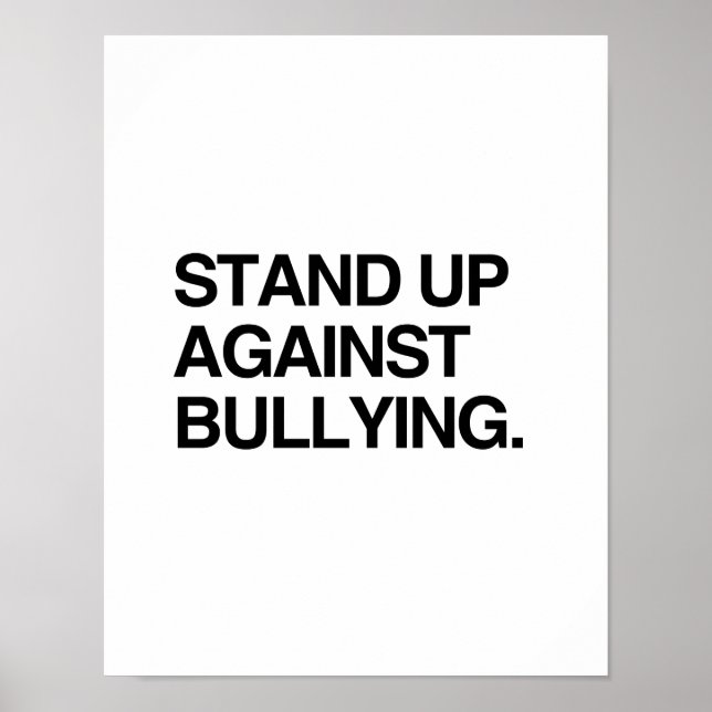 POSTER MANTENHA-SE CONTRA O BULLYING (Frente)