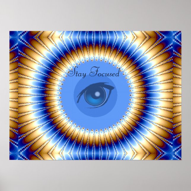 Póster Mantenha-se focado, Visão e Sonhos_ (Frente)