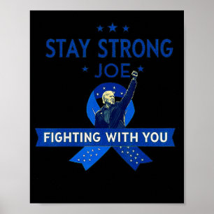 Poster Mantenha-se forte Biden Suporte Patriótico Prostat