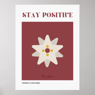 Poster Mantenha-se positivo