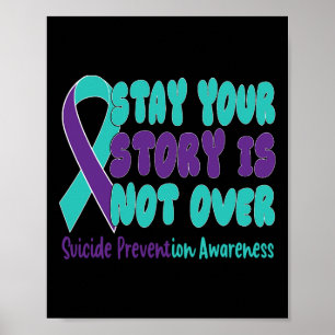 Poster Mantenha Sua História Não Sobre A Prevenção Ao Sui