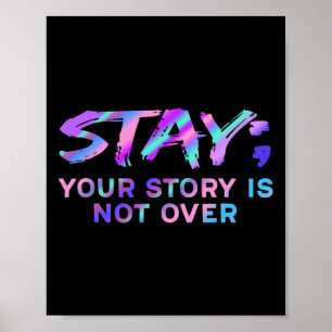Poster Mantenha Sua História Não Sobre A Prevenção Ao Sui