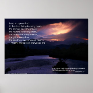 Poster Mantenha Uma Mente Aberta...poster Inspiracional