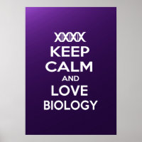 Manter a calma e amar a biologia