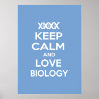 Manter a calma e amar a biologia