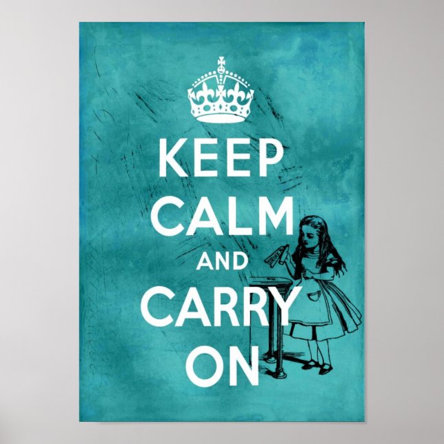 Poster Manter Alice Calma (Frente)