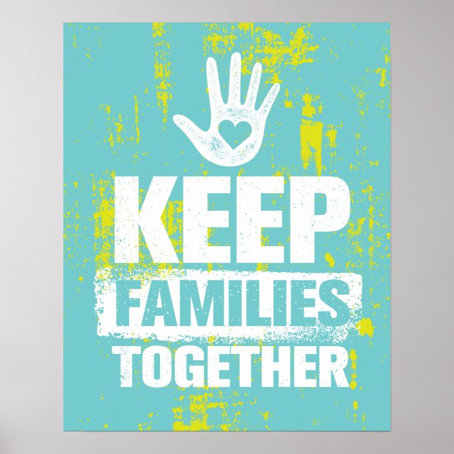 Poster Manter as famílias juntas (Frente)